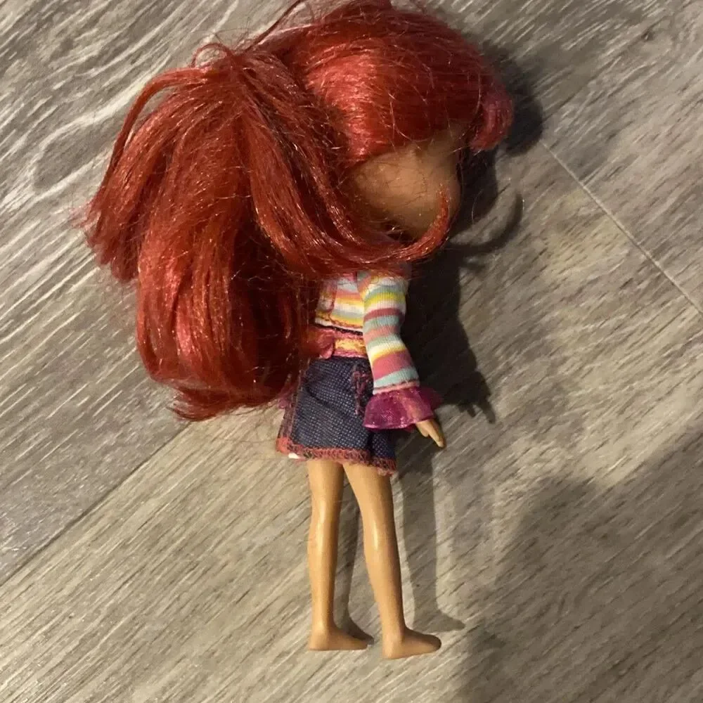 Strawberry Shortcake Doll Lot 3 + Hat Vintage Hasbro Playmates Berry Bitty Toys